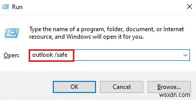 Windows 10에서 서버에 연결하려는 Outlook 수정 