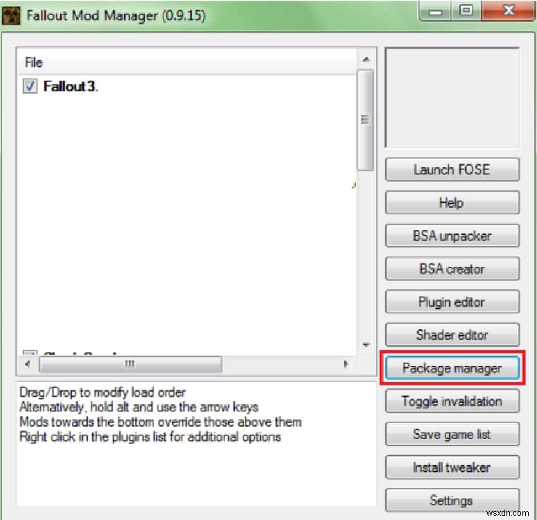 Windows 10에 Fallout 3 모드를 설치하는 방법 