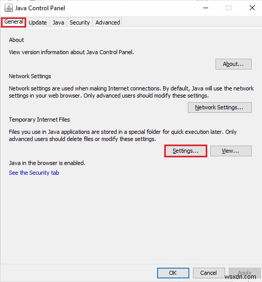 Windows 10에서 Java TM Platform SE 바이너리가 응답하지 않는 문제 수정 