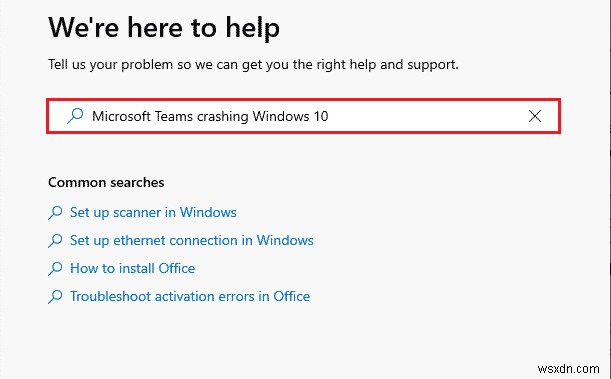 Windows 10에서 충돌하는 Microsoft Teams 수정 