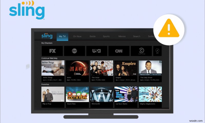 Windows 10에서 Sling TV 다운 수정 