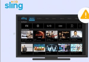 Windows 10에서 Sling TV 다운 수정 