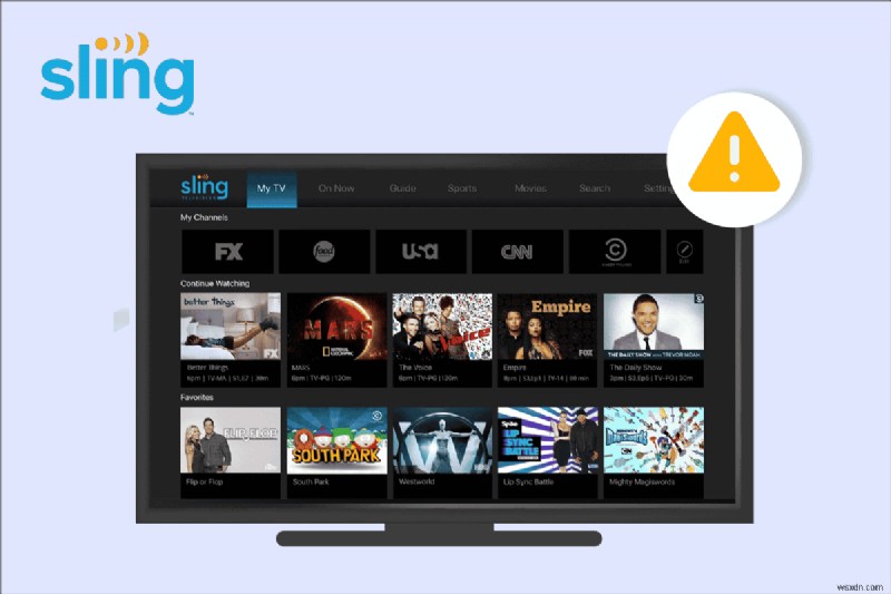 Windows 10에서 Sling TV 다운 수정 