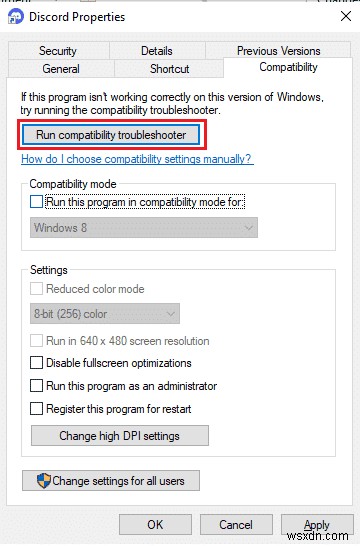 Windows 10에서 작동하지 않는 Discord 화면 공유 수정 