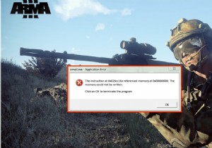 Windows 10에서 Arma 3 참조 메모리 오류 해결하는 10가지 방법