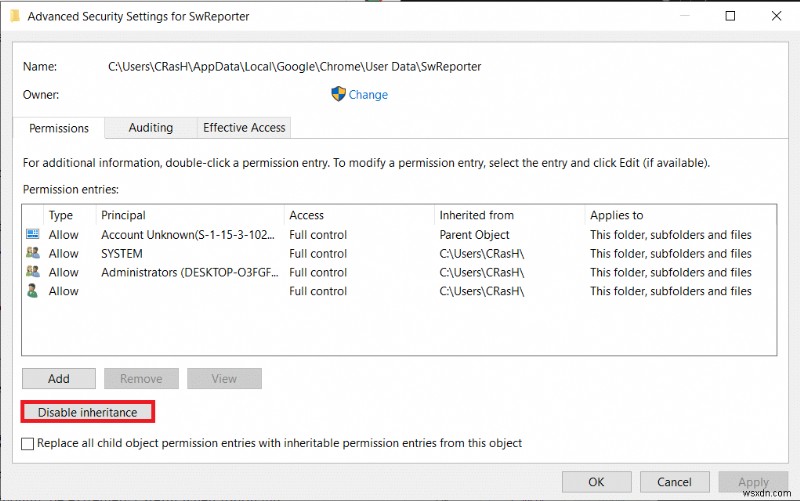 Windows 10에서 Software Reporter 도구 높은 CPU 사용량 수정 