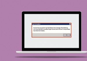 Windows 10에 지정된 로그온이 존재하지 않는 문제 수정