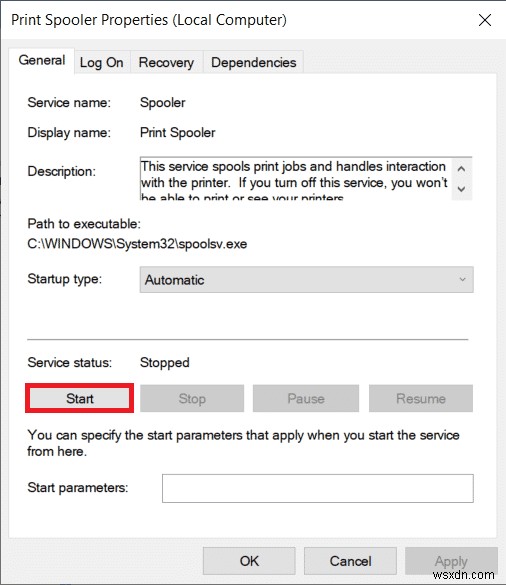 Windows 10에서 인쇄 오류 수정 