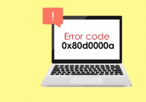 Windows 10 오류 코드 0x80d0000a 해결 방법 총정리