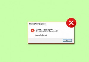 Visual Studio  프로그램을 시작할 수 없습니다 – 액세스가 거부되었습니다  오류 해결 방법 총정리