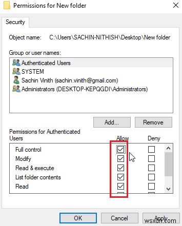 Windows 10에서 현재 소유자를 표시할 수 없는 문제 수정 