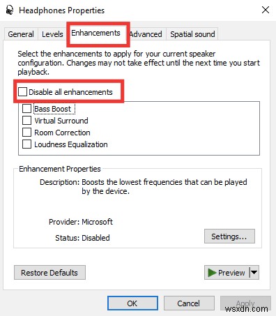 Windows 10에서 내 헤드폰 잭이 작동하지 않는 문제 해결