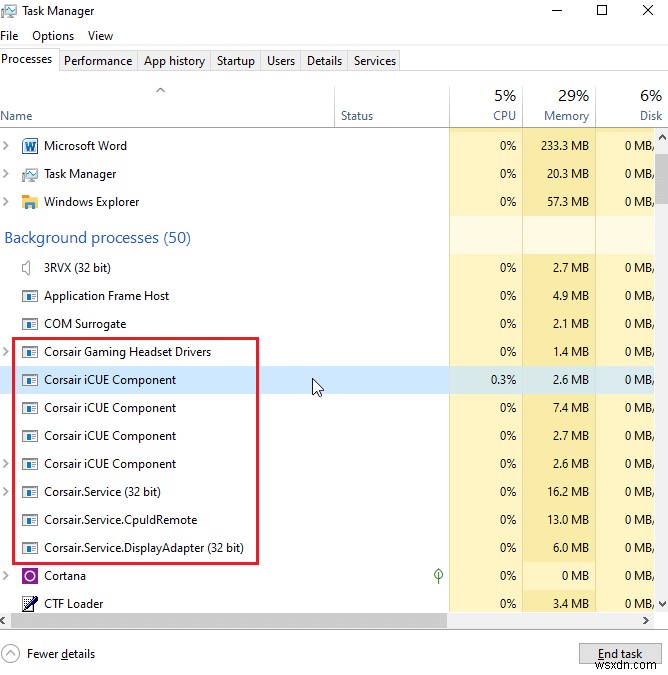 Corsair Scimitar 측면 버튼이 작동하지 않는 문제 수정 