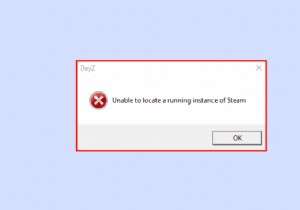 DayZ에서 실행 중인 Steam 인스턴스를 찾을 수 없는 문제 수정 