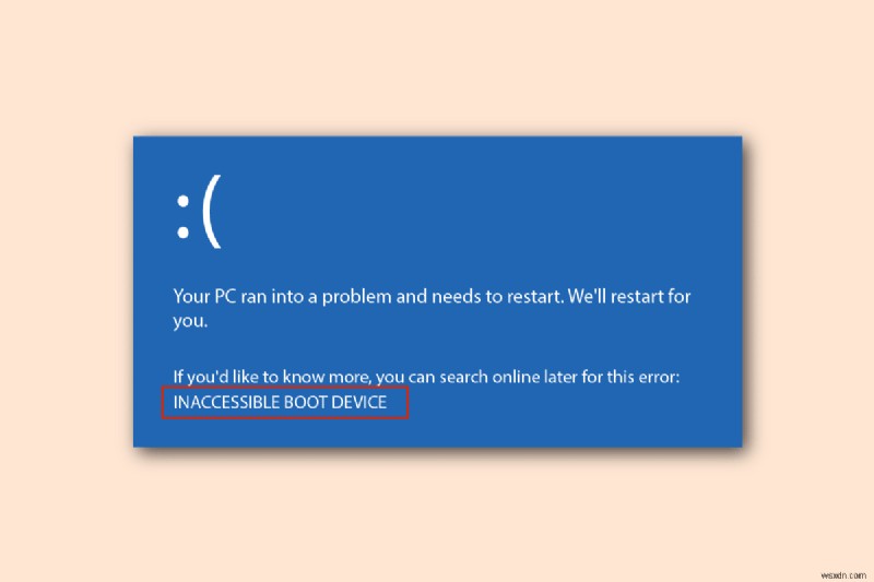 Windows 10에서 부팅 장치 문제 수정 