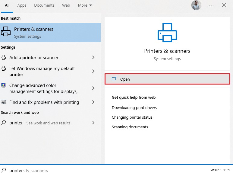 Windows 10에서 느린 네트워크 인쇄 수정