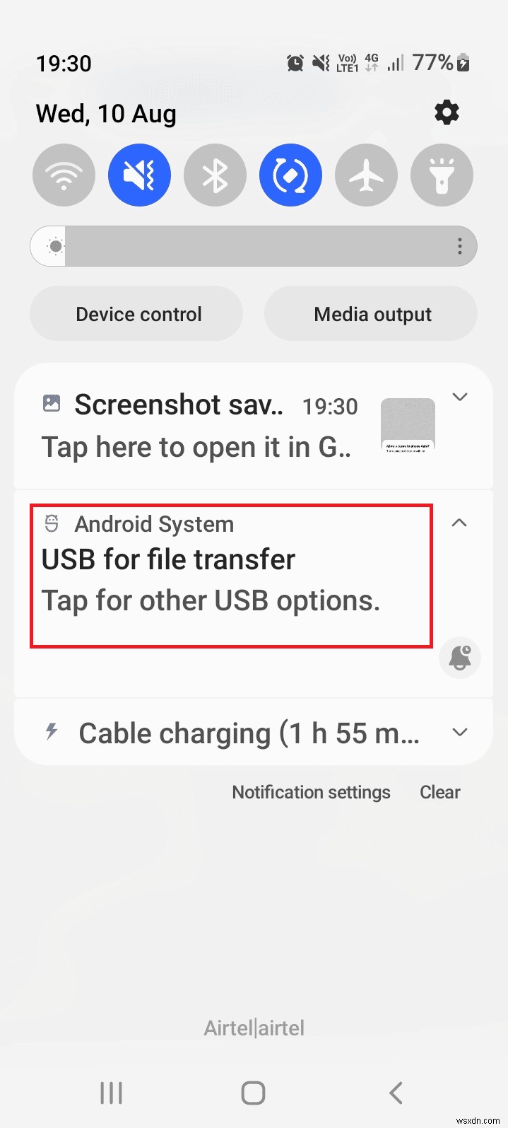 Windows 10에서 Android USB 파일 전송이 작동하지 않는 문제 수정 