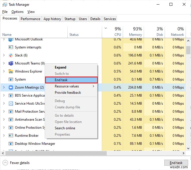 Windows 10에서 확대/축소 오류 1132 수정 