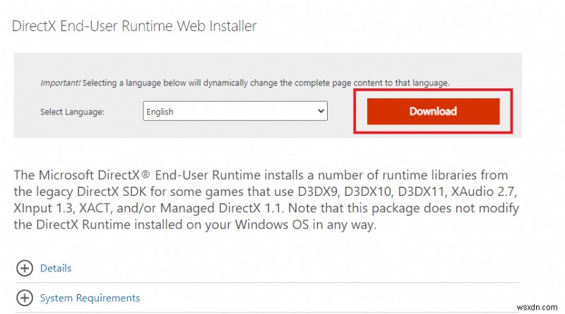 Windows 10에서 DirectX를 업데이트하는 방법