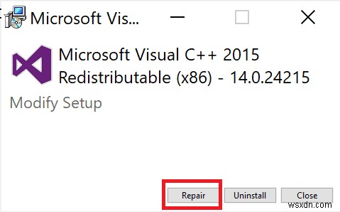 Microsoft Visual C++ 재배포 가능 패키지를 복구하는 방법 