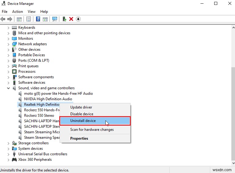 Windows 10 문제에서 SADES 헤드셋이 인식되지 않는 문제 수정 