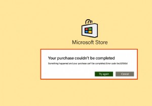 Microsoft Store 오류 코드 0xc03f300d 수정 