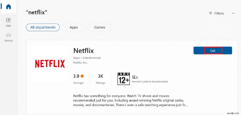 Netflix에서 오류 코드 u7121 3202 수정 