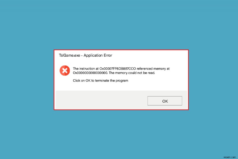 Windows 10에서 TslGame.exe 응용 프로그램 오류 수정 