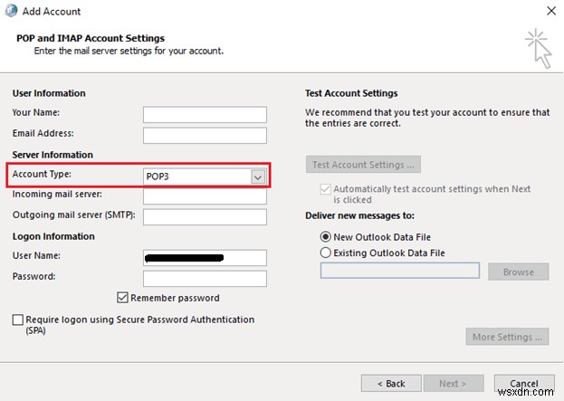 오류를 저장할 때 Office 365 파일 이름이 잘못됨 수정 