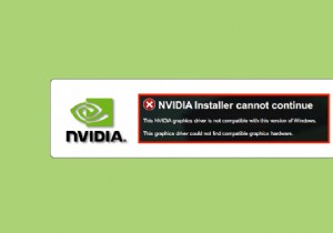 NVIDIA 드라이버가 이 버전의 Windows와 호환되지 않을 때 해결하는 5가지 방법