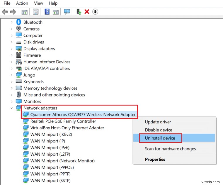 Windows 10에서 시스템 오류 코드 1231 수정 