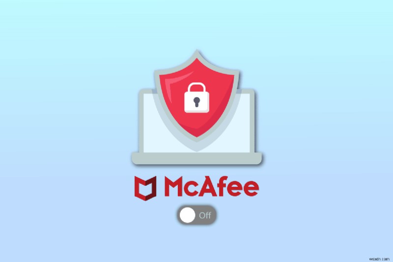 Windows에서 McAfee 안티바이러스를 끄는 방법