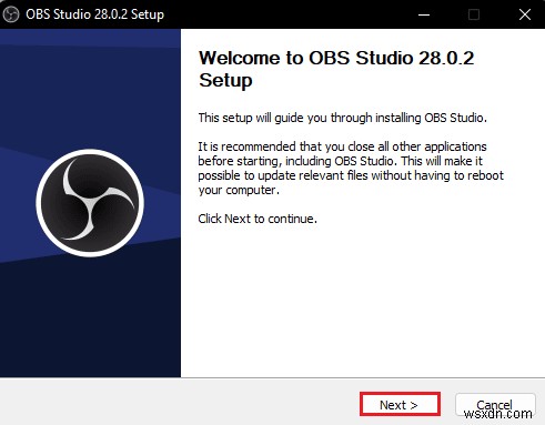 Windows 10에서 OBS 설치 오류 수정 