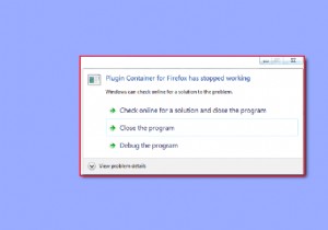Firefox용 플러그인 컨테이너가 작동하지 않는 문제 수정 
