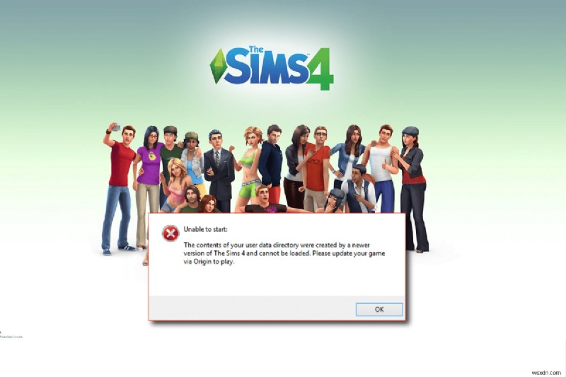 Sims 4 사용자 데이터 콘텐츠를 시작할 수 없는 문제를 해결하는 5가지 방법 
