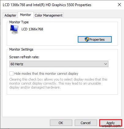 Windows 10 모니터에 144Hz가 표시되지 않는 문제 수정 