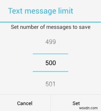Android에서 문자 메시지를 보내거나 받을 수 없는 문제 수정
