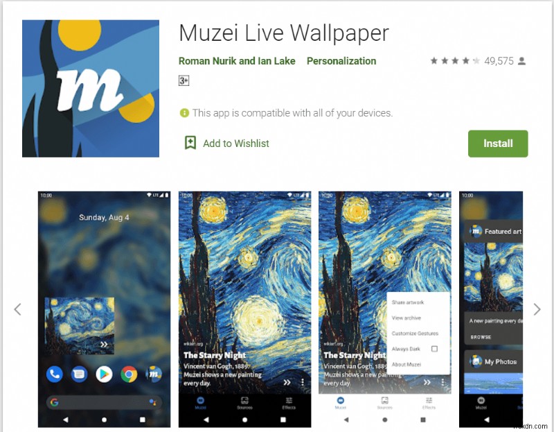 2022년 최고의 무료 Android 월페이퍼 앱 10개