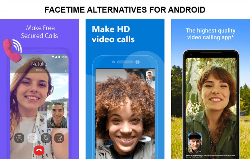 Android를 위한 7가지 최고의 FaceTime 대안