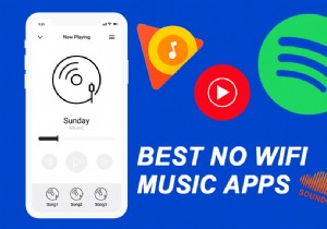 WiFi 없이 음악을 들을 수 있는 최고의 무료 음악 앱 10개