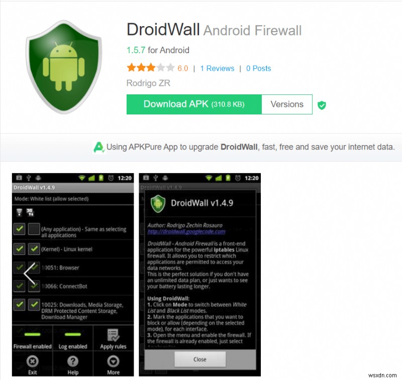 Android 전화용 최고의 방화벽 인증 앱 15개