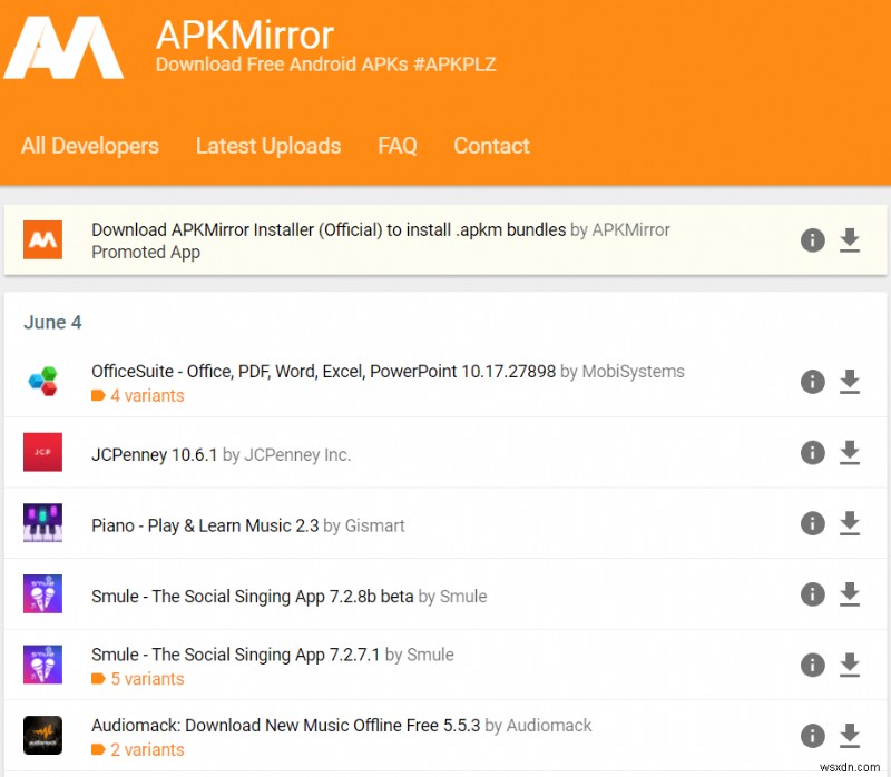 Android APK 다운로드를 위한 가장 안전한 웹사이트