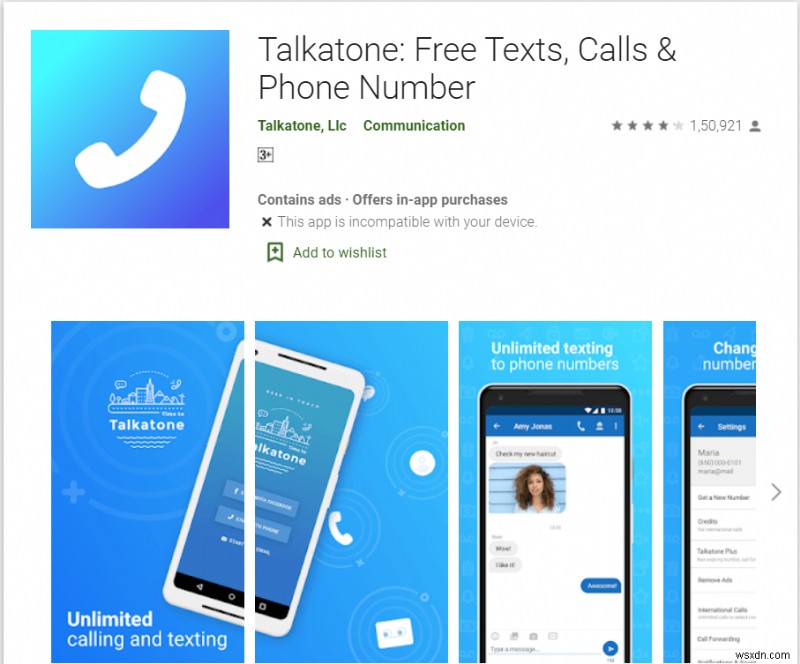 Talkatone:무료 통화 및 메시지를 위한 최고의 Android 앱