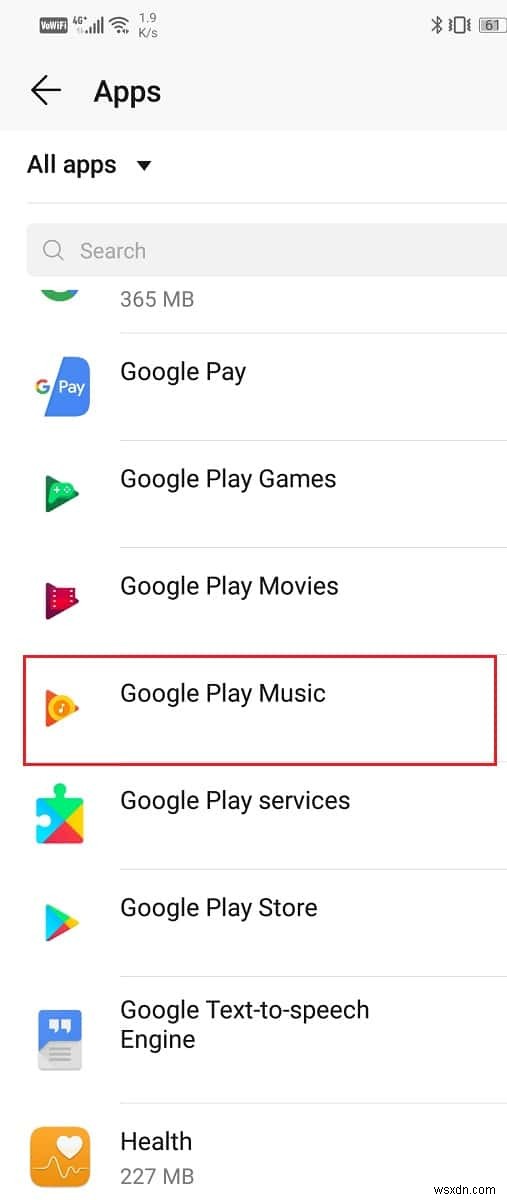 Google Play 뮤직이 계속 충돌하는 문제 수정