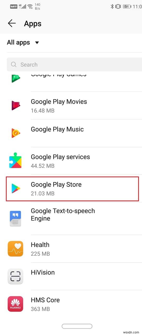 Google Play 스토어에서 Wi-Fi를 기다리는 동안 멈추는 문제 수정