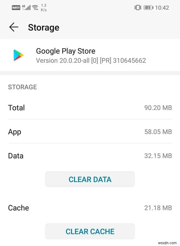 Google Play 스토어에서 수정 거래를 완료할 수 없습니다