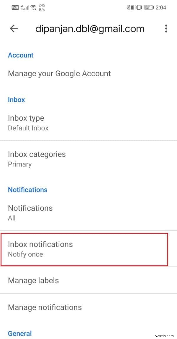 Gmail 앱이 Android에서 동기화되지 않는 문제 수정