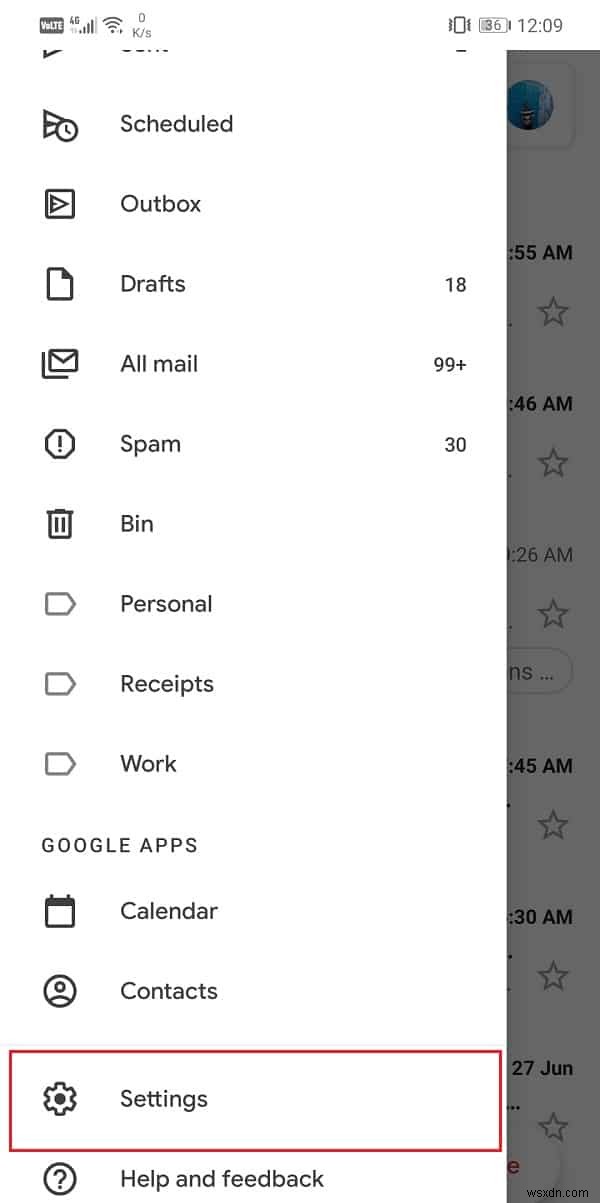 Gmail 앱이 Android에서 동기화되지 않는 문제 수정