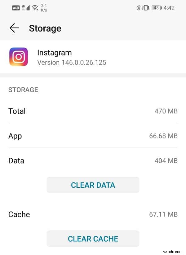 Android의 Instagram 카메라에 액세스할 수 없는 문제 수정