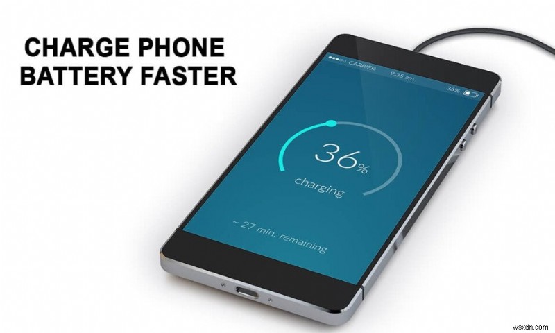 Android 휴대전화 배터리를 더 빨리 충전하는 방법